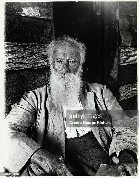Picture show Naturalist and famed photographer, John Burroughs.