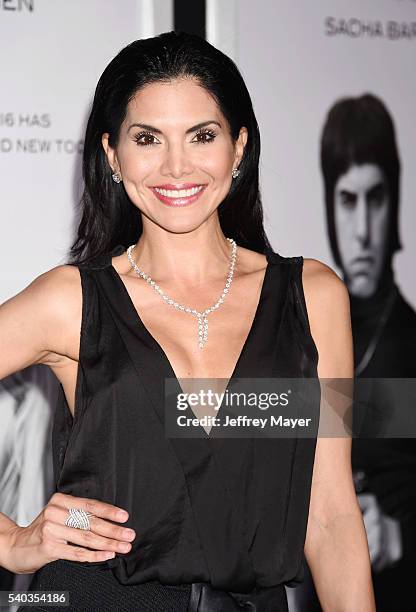 Actress Joyce Giraud arrives at the Premiere Of Columbia Pictures And Village Roadshow Pictures 'The Brothers Grimsby' at Regency Village Theatre on...