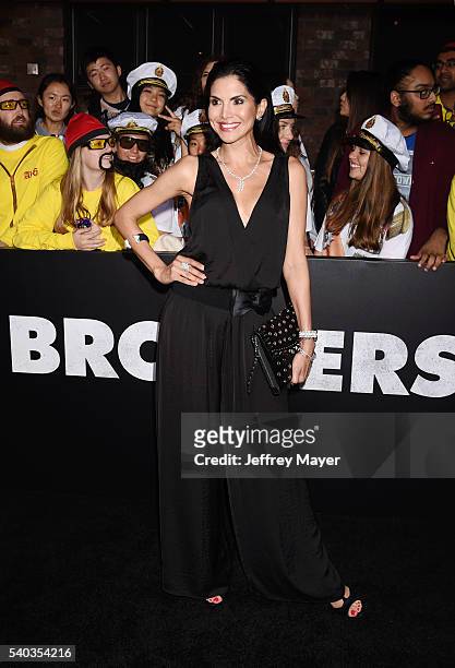 Actress Joyce Giraud arrives at the Premiere Of Columbia Pictures And Village Roadshow Pictures 'The Brothers Grimsby' at Regency Village Theatre on...