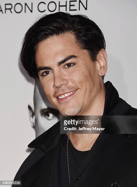 Actor Tom Sandoval arrives at the Premiere Of Columbia Pictures And Village Roadshow Pictures 'The Brothers Grimsby' at Regency Village Theatre on...