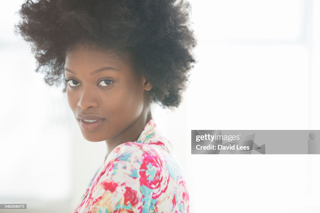 Beauty portrait of young woman