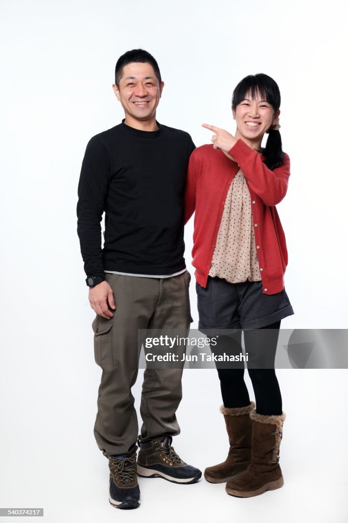 Portrait o Japanese couple