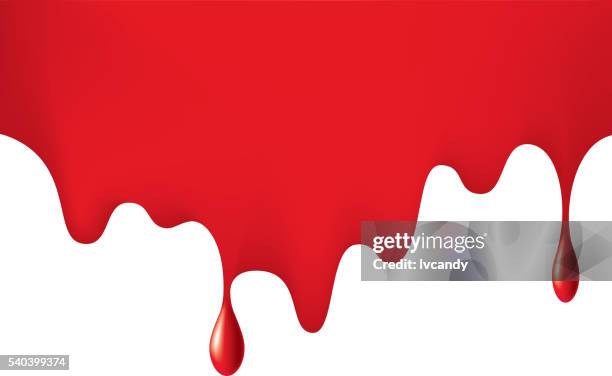 stockillustraties, clipart, cartoons en iconen met flowing red liquid - oppoetsen