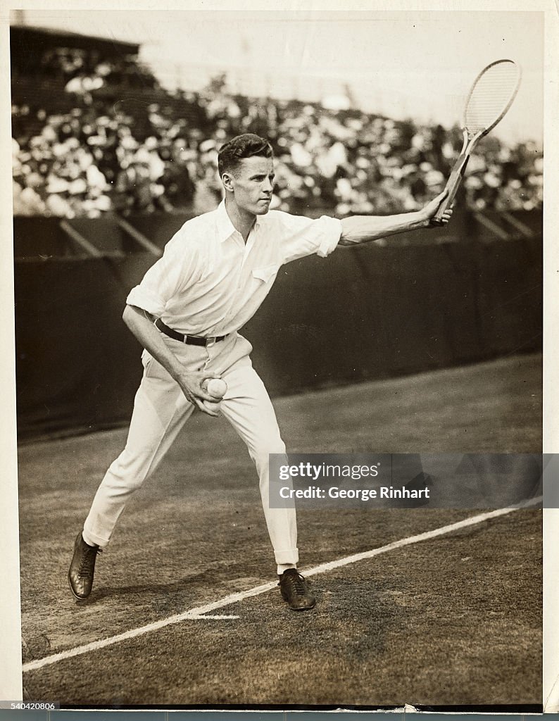 Robert Lindley Murray Swinging His Racquet