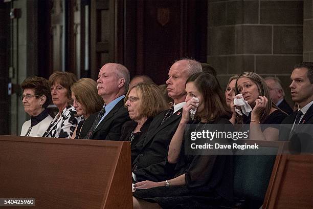 From L to R, Edna Gadsby, Cathy Howe, Mary and Marty Howe, Sharon Battaglino Mark Howe and Colleen Howe Sitting behind is Travis Howe and his wife...