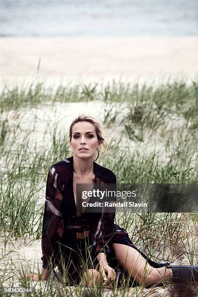 Model Petra Nemcova is photographed for Niche Media / Hamptons Magazine on May 28, 2014 in Southampton, New York.