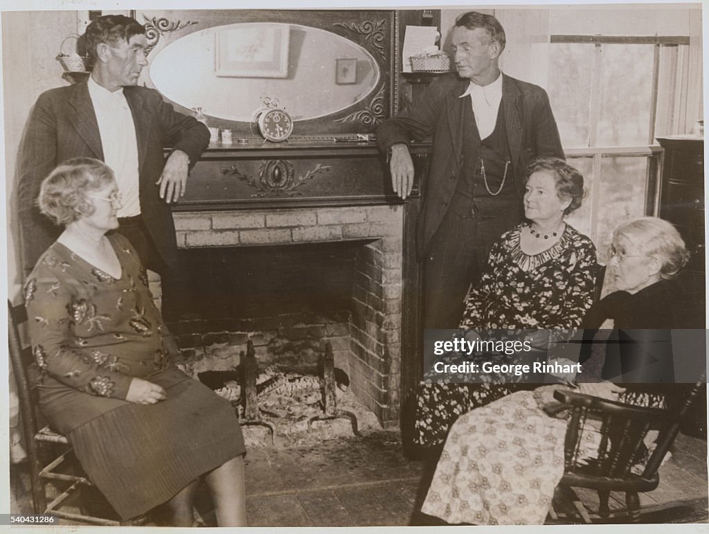 Family Members of John Nance Garner Conversing at Home