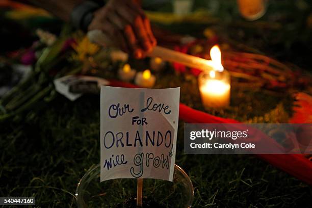 On Tuesday people night, people come to the Dr. Phillips Center for the Performing Arts to light candles and remember those where will killed in the...