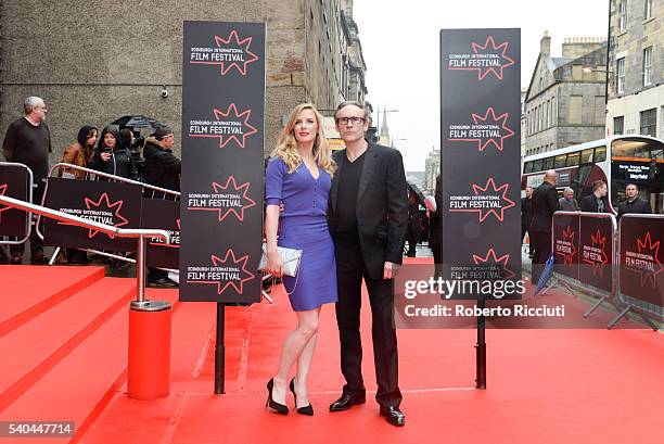 Actors Shauna McDonald and Cal MacAninch attend the screening of "Tommy's Honour" and opening gala of the Edinburgh International Film Festival at...