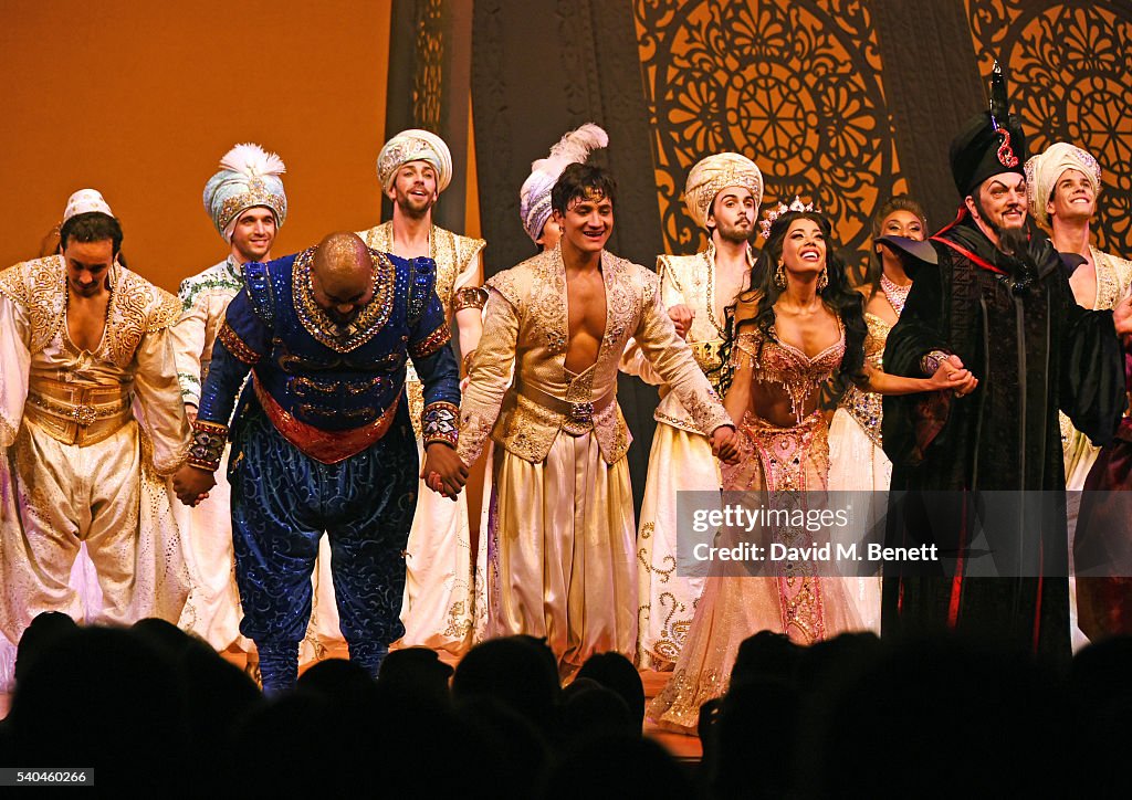 Disney's "Aladdin" - Press Night - Curtain Call