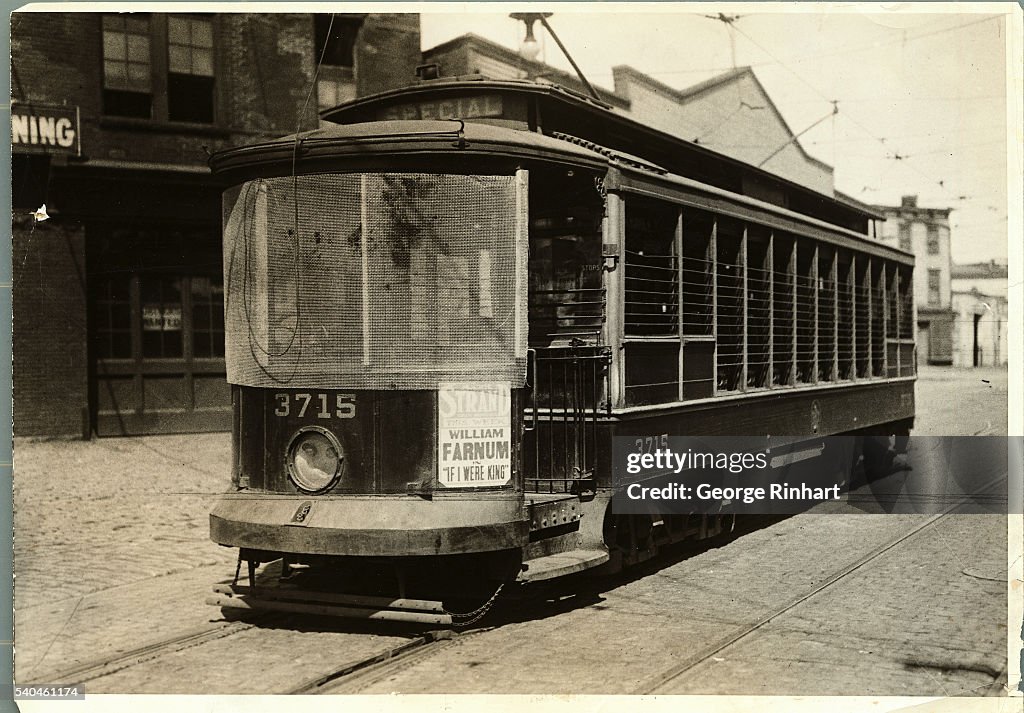 Streetcars Being Protected from Strikers