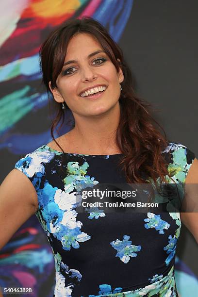 Laetitia Milot attends "La Vengeance aux Yeux Clairs" Photocall as part of the 56th Monte Carlo Tv Festival at the Grimaldi Forum on June 15, 2016 in...