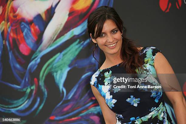 Laetitia Milot attends "La Vengeance aux Yeux Clairs" Photocall as part of the 56th Monte Carlo Tv Festival at the Grimaldi Forum on June 15, 2016 in...