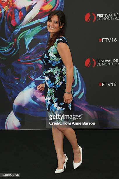 Laetitia Milot attends "La Vengeance aux Yeux Clairs" Photocall as part of the 56th Monte Carlo Tv Festival at the Grimaldi Forum on June 15, 2016 in...