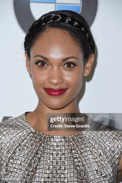 Actress Cynthia Addai-Robinson, wearing Max Mara, attends Women In Film 2016 Crystal + Lucy Awards Presented by Max Mara and BMW at The Beverly...