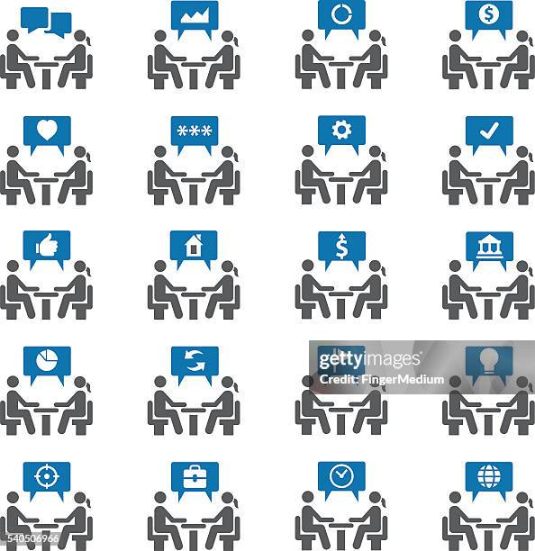 discuss icon set - train side view stock illustrations