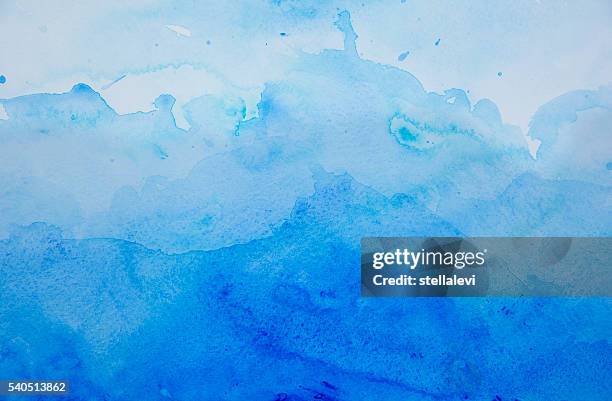 blue watercolor background - watercolor background stock illustrations