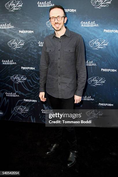 Ian Goldberg attends the premiere of ABC Family's "Dead of Summer" and "Pretty Little Liars" Season 7 held at the Hollywood Forever on June 15, 2016...