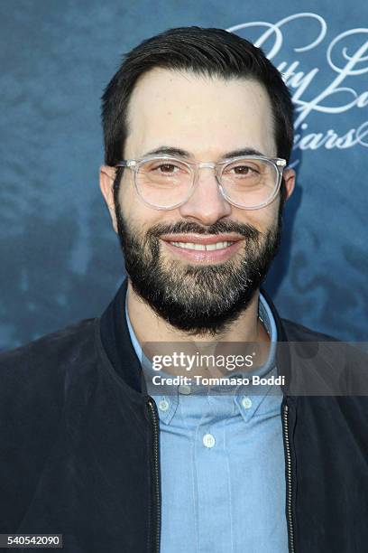 Producer Edward Kitsis attends the premiere of ABC Family's "Dead of Summer" and "Pretty Little Liars" Season 7 held at the Hollywood Forever on June...