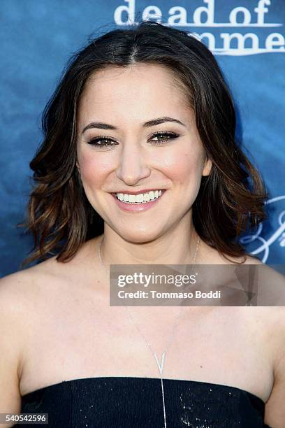 Actress Zelda Williams attends the premiere of ABC Family's "Dead of Summer" and "Pretty Little Liars" Season 7 held at the Hollywood Forever on June...