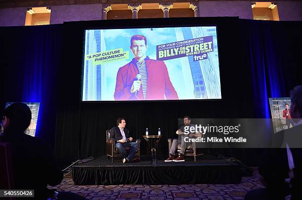 Matthew Belloni, Executive Editor, The Hollywood Reporter and Billy Eichner, Creator and Star, "Billy on the Street" attend truTV's Emmy FYC Event...