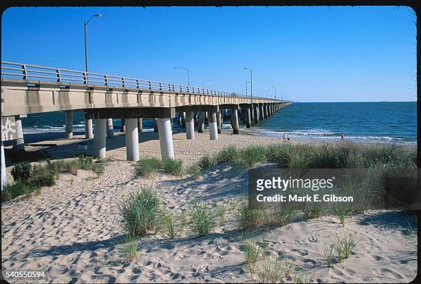 chesapeake bay bridge - virginia beach va stock pictures, royalty-free photos & images