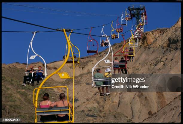 Aerial Tramway at Alum Bay Cliffs