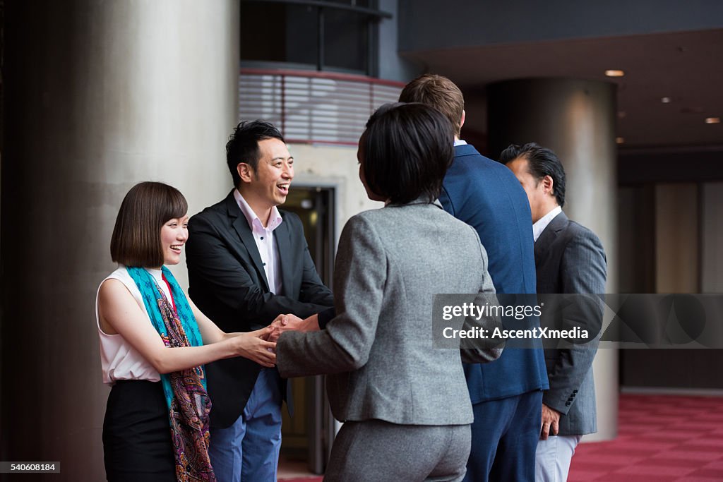Business meet and greet