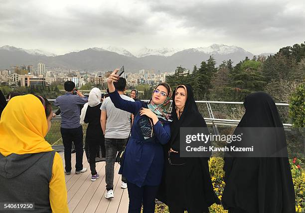 Iranians new pass time is to visit Nature Bridge or Pol-e Tabiat in the afternoons and evening to enjoy a strol on this new creation of municipality,...