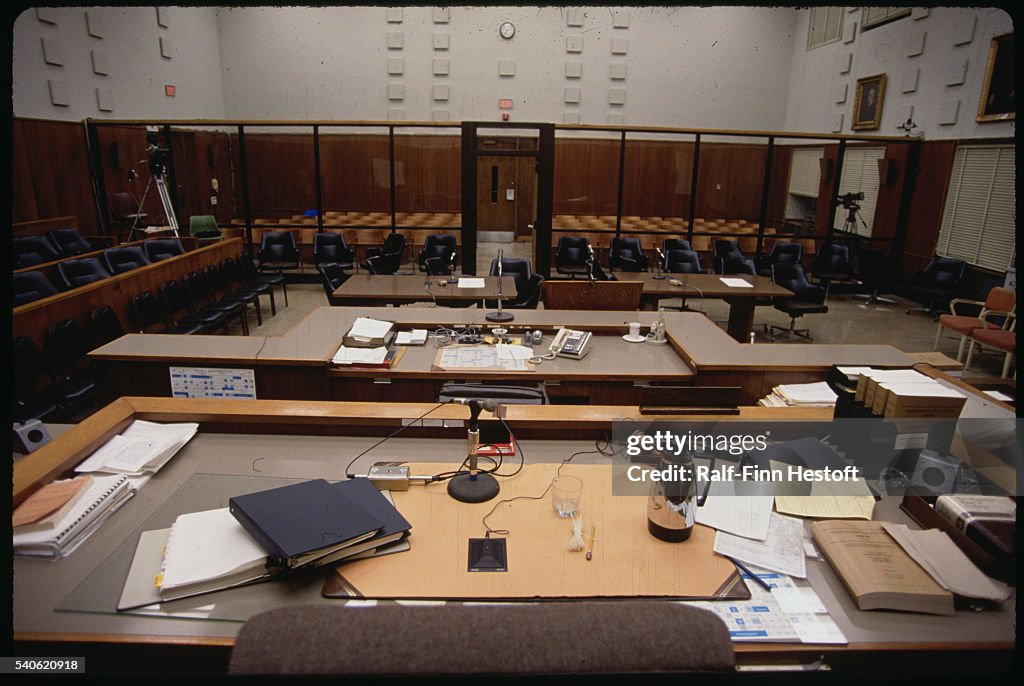 Empty Jeffrey Dahmer Trial Courtroom