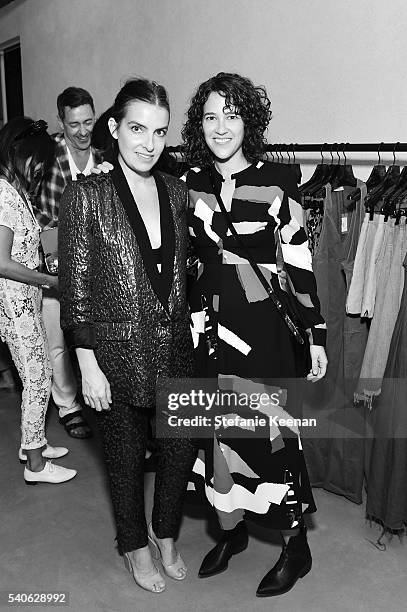 Rachel Comey and Kara Pfaffenbach attend Rachel Comey Los Angeles Store Opening on June 15, 2016 in Los Angeles, California.