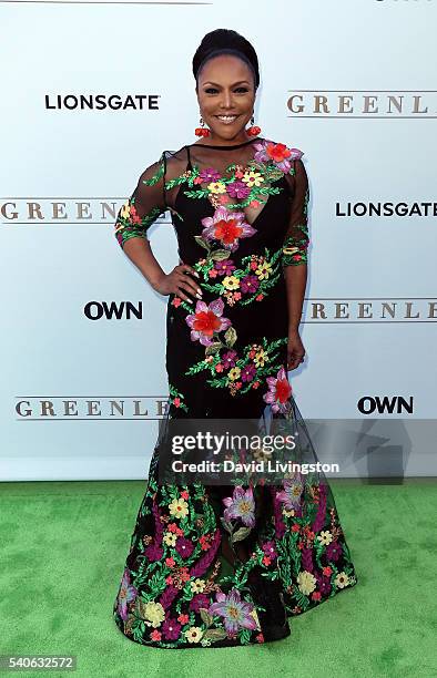 Actress Lynn Whitfield attends the premiere of OWN's "Greenleaf" at The Lot on June 15, 2016 in West Hollywood, California.