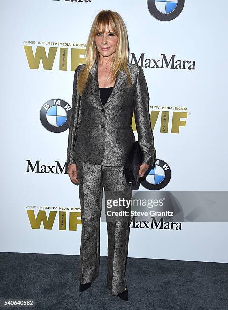 Rosanna Arquette arrives at the Women In Film 2016 Crystal + Lucy Awards Presented By Max Mara And BMW at The Beverly Hilton Hotel on June 15, 2016...