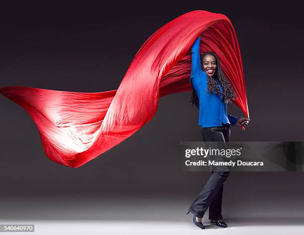 French judoka Gevrise Emane is photographed for Self Assignment on November 5, 2014 in Paris, France.