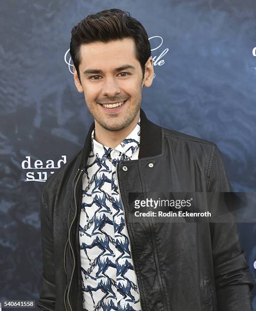 Actor Brendan Robinson attends the Premiere of ABC Family's "Pretty Little Liars" Season 7 - Arrivals at Hollywood Forever on June 15, 2016 in...