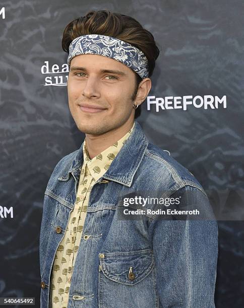 Actor Ronen Rubinstein attends the Premiere of ABC Family's "Pretty Little Liars" Season 7 - Arrivals at Hollywood Forever on June 15, 2016 in...