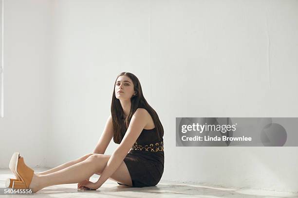 Actor Millie Brady is photographed for Farfetch on May 27, 2015 in London, England.