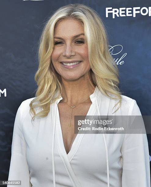 Actress Elizabeth Mitchell attends the Premiere of ABC Family's "Pretty Little Liars" Season 7 - Arrivals at Hollywood Forever on June 15, 2016 in...