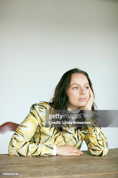 Actor Samantha Morton is photographed for the Telegraph on October 13, 2015 in London, England.