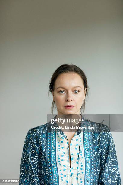 Actor Samantha Morton is photographed for the Telegraph on October 13, 2015 in London, England.