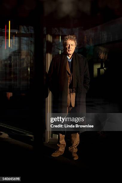 Playwright Tom Stoppard is photographed for the New Statesman on January 28, 2015 in London, England.