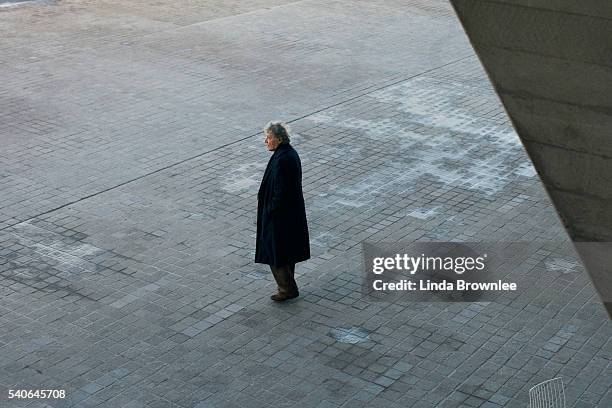 Playwright Tom Stoppard is photographed for the New Statesman on January 28, 2015 in London, England.