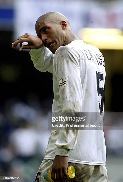 Clarke Carlisle of Queens Park Rangers in tears at full time of the Nationwide League Division Two Play-Off Final match held on May 25, 2003 at the...