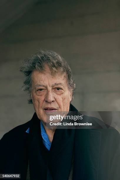 Playwright Tom Stoppard is photographed for the New Statesman on January 28, 2015 in London, England.