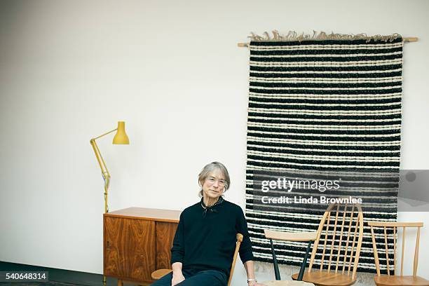 Fashion designer Margaret Howell is photographed for Mr Porter on February 17, 2015 in London, England.