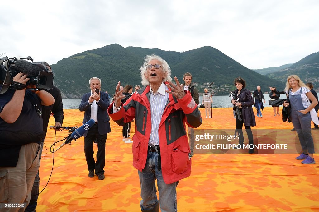 ITALY-ART-CHRISTO-ISEO-FLOATING PIERS