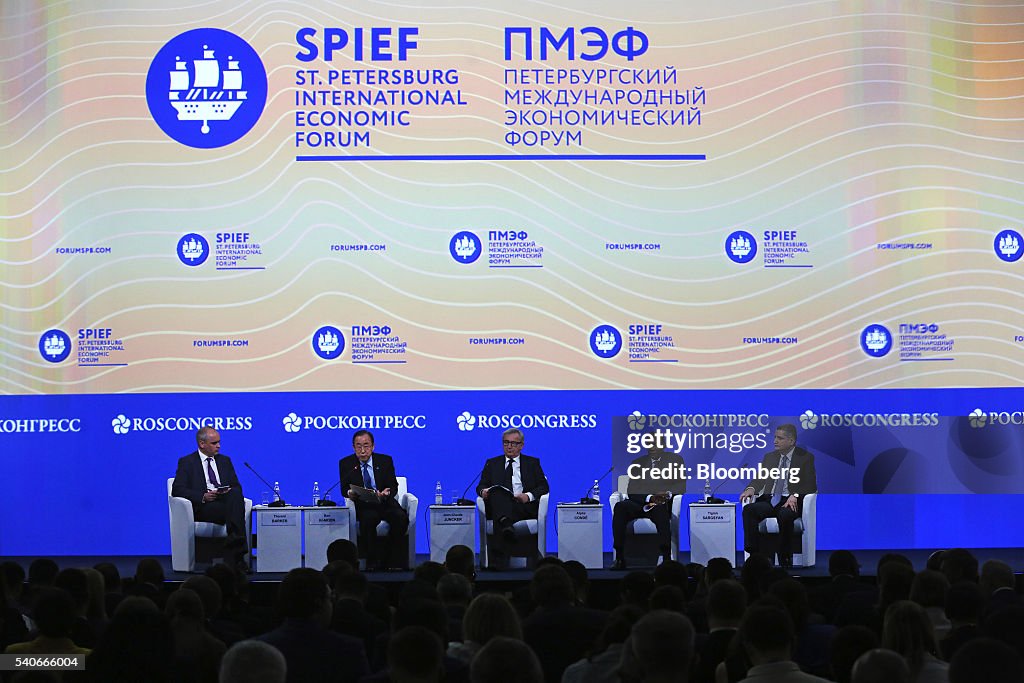 Opening Day Of The St. Petersburg International Economic Forum 2016