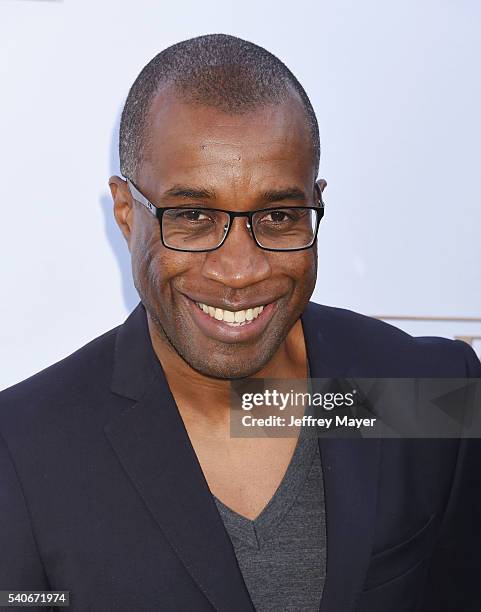 Actor Clement Virgo arrives at the premiere of OWN's 'Greenleaf' at The Lot on June 15, 2016 in West Hollywood, California.