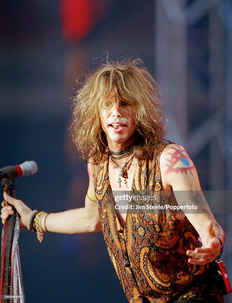 Aerosmith in Concert at Wembley Stadium