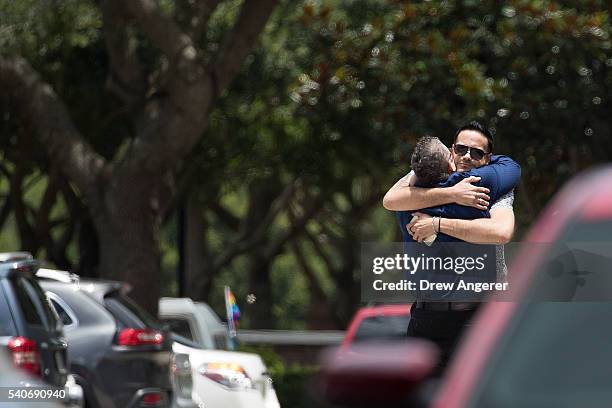 Mourners arrive for the viewing and funeral service Kimberly Morris, June 16, 2016 in Kissimmee, Florida. Morris, who worked as a bouncer at the...